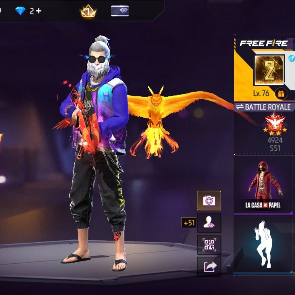 514Free Fire Season 2 ID || OP Old Collection